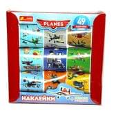 Наліпки RANOK Planes 49 наліпок у картонній коробці + розмальовки у подарунок 14153050Р
