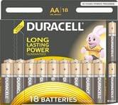 Батарейка DURACELL LR6 MN1500 18 штук в упаковці, ціна за упаковку