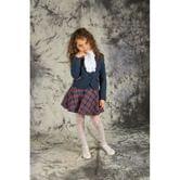 Шкільна форма: костюм для дівчинки, синій, розмір: 30/122 Модель 11600