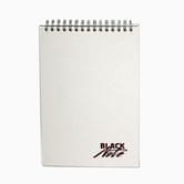 Блокнот А5 "Blak Note" 40 листов, на пружине, черная офсетная бумага 130 г/м2,  РЮКЗАЧЕК ЗК-32