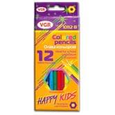 Карандаши цветные VGR Happy Kids 12 цветов в картонной упаковке 10112-B