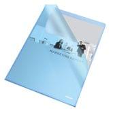 Папка-кутик Esselte Standard A4 PP 115 мкм, колір синій, 220 х 25 х 307 мм, 25 штук в упаковці 60834