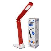 Світильник настільний DELUX 5 Вт світлодіодний, біло-червоний TF-310