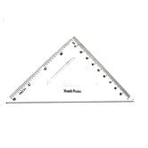 Треугольник прозрачный пластиковый Memoris-Precious 90 х 45 х 45 градусов, в индивидуальной упаковке MF2006-2