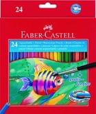 Олівці кольорові Faber-Castell Акварель 24 кольори, картона коробка 114425