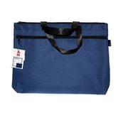 Портфель-сумка Deli из ткани, 2 отделения с расширением + карманы, синий, 2 ручки, 390 х 300 мм EB55232