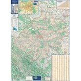 Львовская область. Карта автодорог М1 : 200 000, 134 х 98 см, настенная, бумага, ламинация