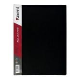 Дисплей - книга Axent А4 на 20 файлів, пластикова, прозора, чорна 1020-01-A