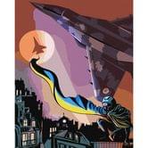 Роспись по номерам идейка 40 х 50 см "Привидение Киева. Maria Krishtal", холст, краски, кисточки КНО4860