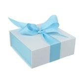 Итольянская подарочная коробка, цвет белый с голубым, 16 х 16 см 62-184-269