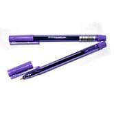 Ручка гелева Hiper Teen 0,6 мм, прозора, ковпачок з кліпом, колір фіолетовий HG-125