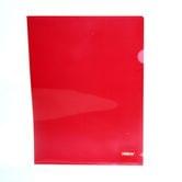 Папка- кутик Norma A4 пластикова, щільна, колір червоний 5024-11