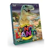 Набор креативного творчества Danko Toys "Dino Land", 7 в 1, игры + творчество 5+ DL-01-01U