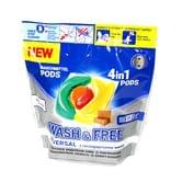 Капсулы Wash & Free 4 in 1 universal, 25 штук с  хозяйственным мылом 729682