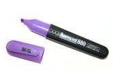 Маркер M&G Fluorescent 880 текстовой, скошенный, цвет фиолетовый, толщина линии 4 мм AHM24971