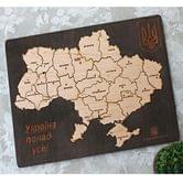 Пазл Гранд Презент Карта України 21 х 30 см, дерево 15