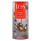 Чай Тесс Forest Fusion 90 г, тубуус, чорний з шматочками лісових ягід