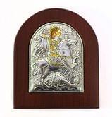 Икона " Святой Георгий Победоносец " Silver Axion 10 x 13см 813-1013