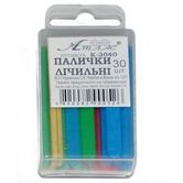 Счетные палочки  Атлас, разноцветные, в пластиковой коробке с европодвесом К-3040, AS-0032