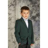 Школьная форма: пиджак для мальчика, зеленый, размер: 34/134 Модель 4214