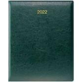 Еженедельник Бюро Brunnen 2022, обложка Miradur, золотое тиснение, зеленый 73-761 60 502