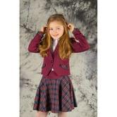 Школьная форма: костюм для девочки, бордо, размер: 30/128 Модель 1163