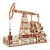 Механическая сувенирно-коллекционная модель WOOD Trick "Нефтяная вышка", 260 х 110 х 230 мм, 120 шту