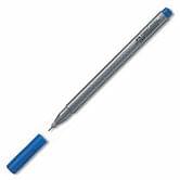 Ручка лінер Faber-Castell Grip 0,4 мм Fine Pen, колір блакитний 151647