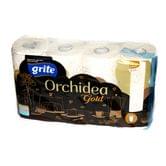 Полотенца бумажные GRITE ORCHIDEA GOLD 4 рулона 3-х слойные