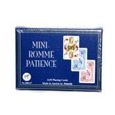 Карты игральные Piatnik "Mini Romm, Patience" в подарочной коробке, комплект из 2 колод по 55 карт 2001