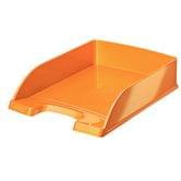 Горизонтальный лоток Leitz WOW, 255x70x357 мм, оранжевый металлик 5226-30-44