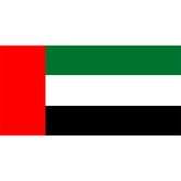 Прапор Об’єднані Арабські Емірати 14‚5 х 23 см настільний, поліестер П-3