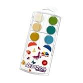 Краска акварельная Гамма "Творчество" 12 цветов пастельных, без кисточки, пластиковая коробка 400128