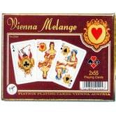Комплект - гральні карти Piatnik Vienna Melange, 2 колоди по 55 листів 2114