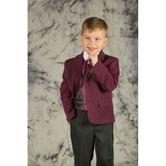 Школьная форма: пиджак для мальчика, бордо, размер: 30/134 Модель 4215