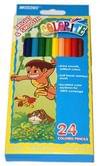 Олівці кольорові Marco Colorite 24 кольори, 2,9 мм, шестигранні, картонна упаковка S1100-24СВ