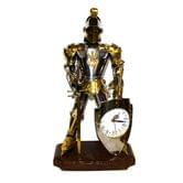 Фігура Лицар з годинником h=52 см, мідь, ручна робота
