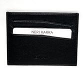 Візитниця NERI-KARRA кишенькова, 6 відділень для карт та 1 по середині, колір чорний 4003.3-01.01