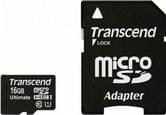 Карта памяти TRANSCEND 16Gb  Micro SDHC Class10 + адаптер TS16GUSDHC10