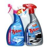 Жидкость TYTAN 500 мл для мытья ванных комнат спрей + жидкость для удаления пригоревших веществ 500