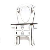 Мебель для Барби. Дамский стол с зеркалом 15 х 6 х 23см, МДФ-3мм М-2047