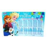 Покриття на стіл дитяче пластикове "Frozen" 425 х 290 мм, таблиця множення 1 Вересня 491475