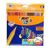 Олівці кольорові BIC Kids 24 кольори Evolution Stripes