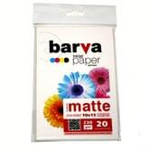 Фотобумага BARVA матовый 10 х 15 см 230 г 20 листов в упаковке IP-A230-205