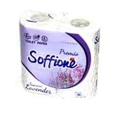 Туалетний папір Soffione Premio Aroma 3 шари 4 штуки в упаковці