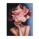 Картина-мозаїка Brushme "Витончена квіточка" 40 х 50 см, полотно, стрази, пінцет, коробка GF4803