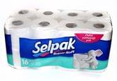 Туалетний папір SELPAK білий 16 штук