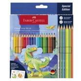 Карандаши цветные Faber-Castell акварельные 18 цветов + 3 Neon + 3 Metallic 201546