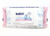 Серветки вологі BOBINI Baby 60 штук для немовлят Sensitive, пакет з клапаном