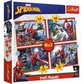 Пазлы Trefl ( 4 в 1) "Spider-man. Герой", 28,5 х 20,5 см, 4+ 34384